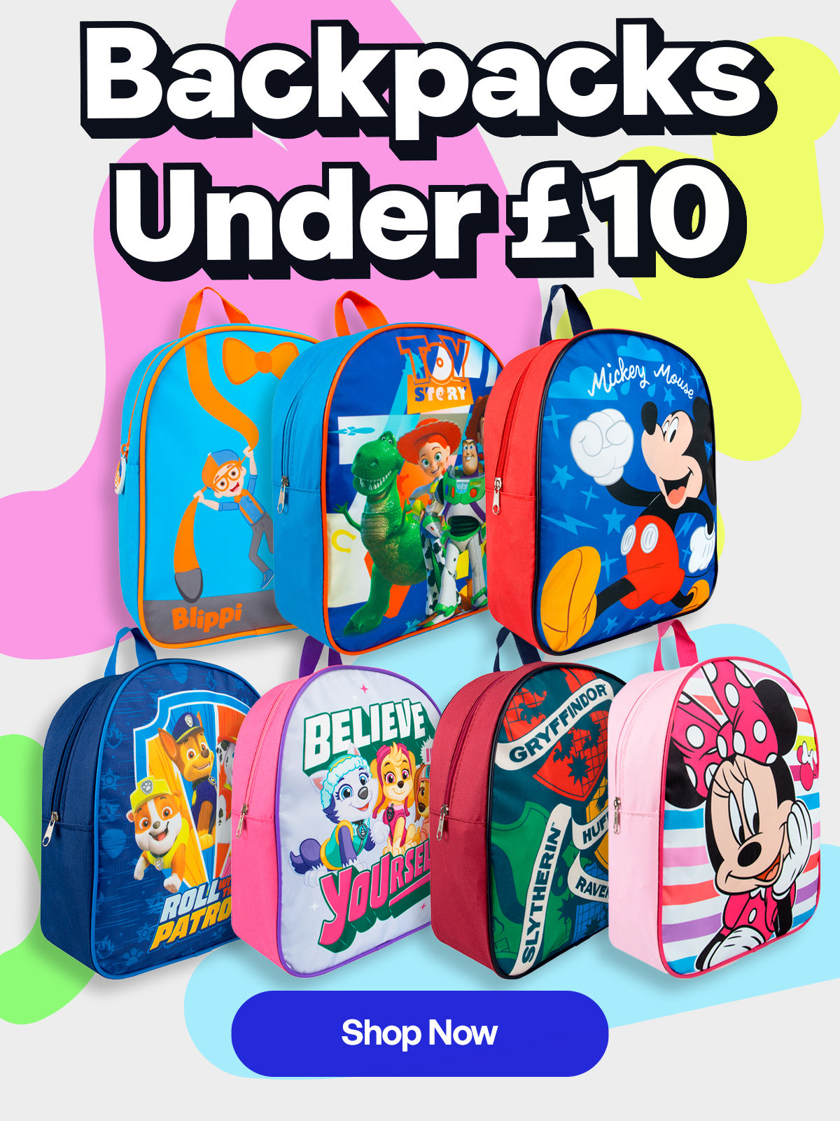 Backpacks for under £10